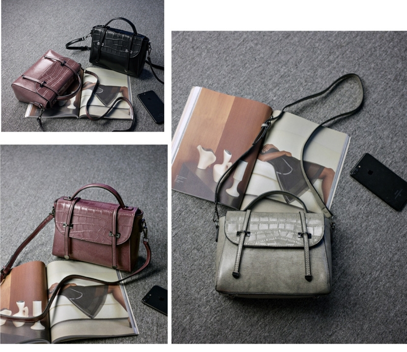 女包歐美時尚真皮單肩包女士手提包牛皮