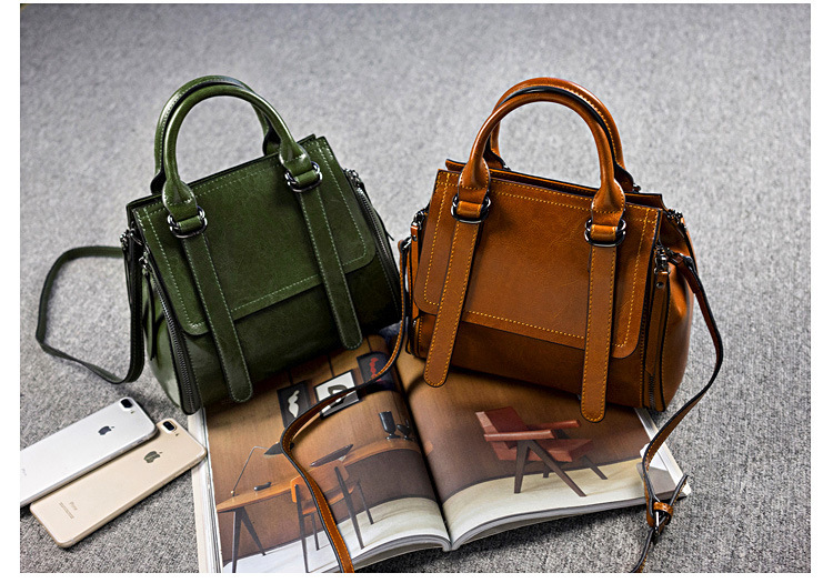 真皮女包單肩包時尚韓版風範牌牛皮手提斜挎包