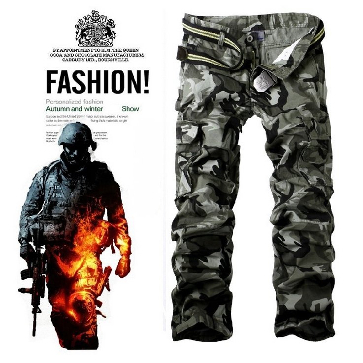  熱銷叢林經典款戰地迷彩褲 特種部隊特色男長褲 工裝褲 工作褲 28~38 兩色可挑