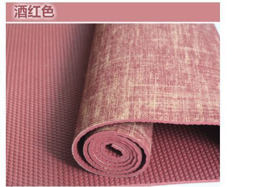 植物亞麻瑜伽墊加長加厚防滑健身墊環保初學者瑜珈墊愈加墊