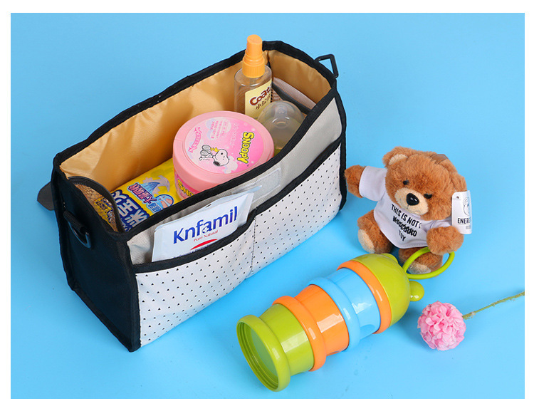 新款外貿嬰兒童推車掛袋收納包掛包大容量媽咪母嬰包