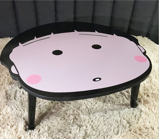 卡通筆記本電腦桌床上用宿舍神器懶人簡約可折疊學習書桌(大)