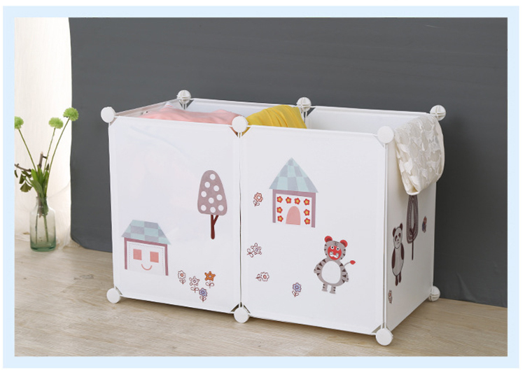 收納籃簡易塑料髒衣桶折疊衣服整理箱組合洗衣籃-1格