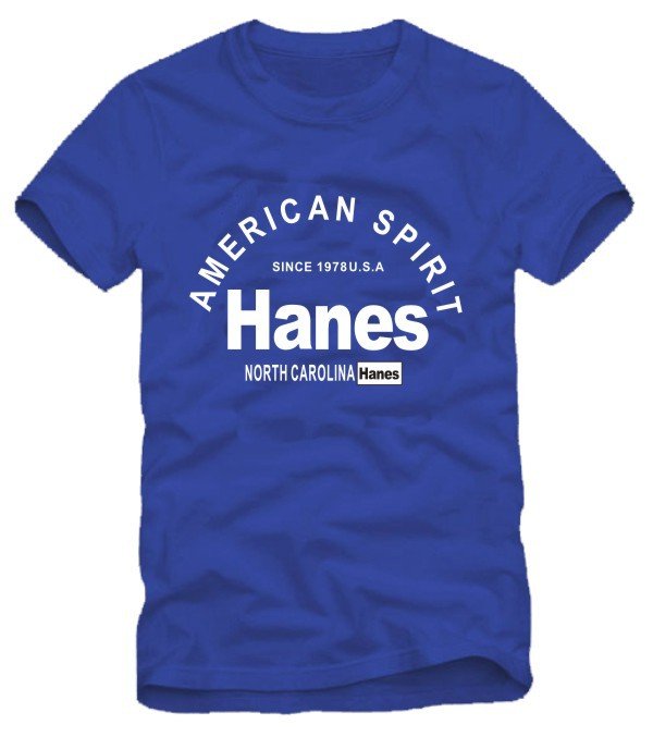 中性百搭情侣系列男女款HANESL圖案韓版個性潮流上衣 素面圓領短袖T恤 六色可選