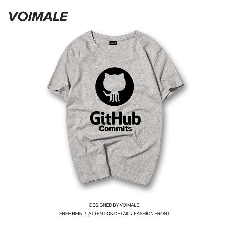 Github程序員猿碼農Linux Ruby極客IT狂人男女款情侶圓領短袖T恤